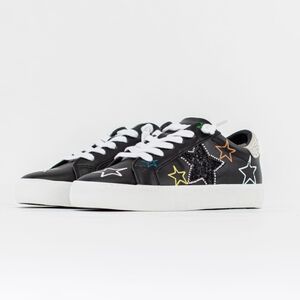Women's Black Star Sneakers